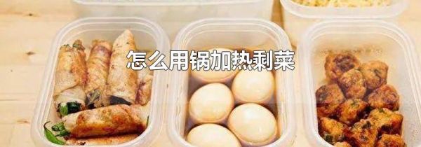 怎么用锅加热剩菜