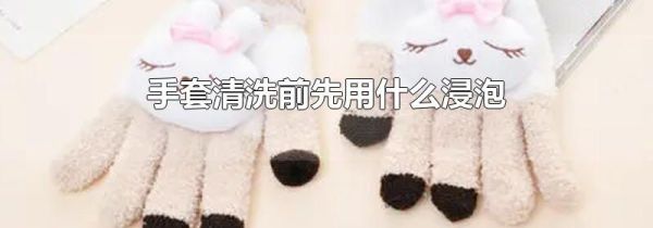 手套清洗前先用什么浸泡