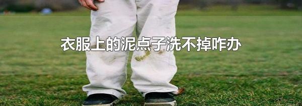 衣服上的泥点子洗不掉咋办
