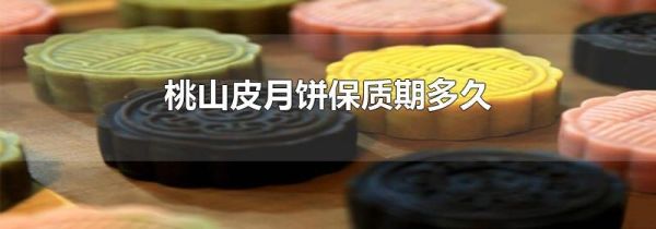 桃山皮月饼保质期多久