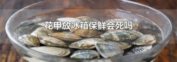 花甲放冰箱保鲜会死吗