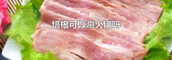 培根可以涮火锅吗