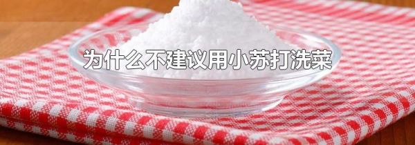为什么不建议用小苏打洗菜