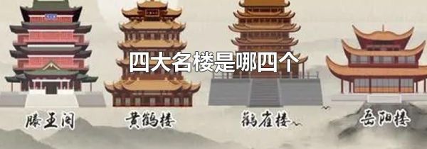 四大名楼是哪四个