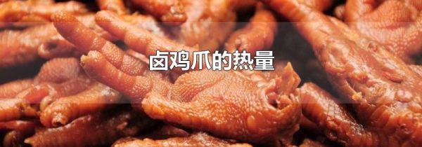卤鸡爪的热量