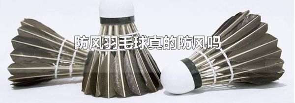 防风羽毛球真的防风吗