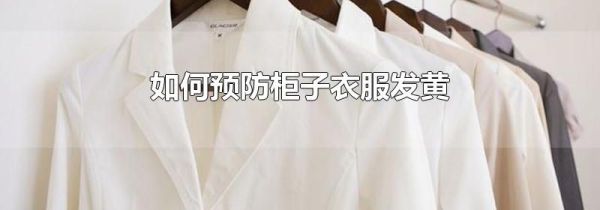 如何预防柜子衣服发黄