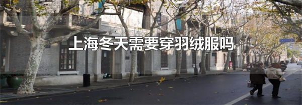 上海冬天需要穿羽绒服吗
