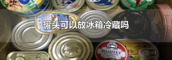 罐头可以放冰箱冷藏吗