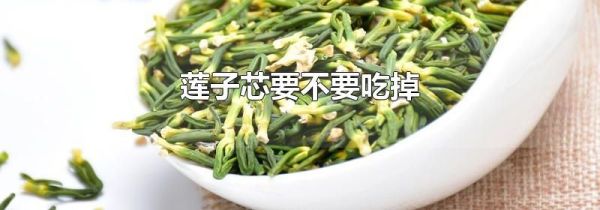 莲子芯要不要吃掉