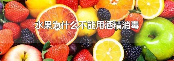 水果为什么不能用酒精消毒
