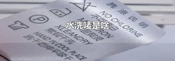 水洗唛是啥