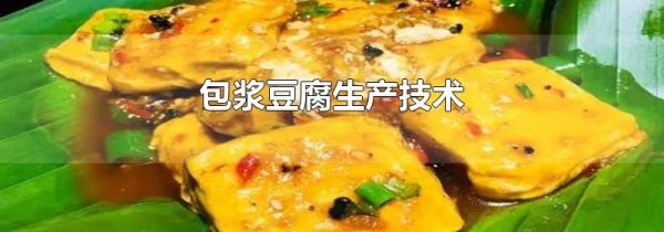 包浆豆腐生产技术