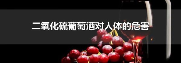 二氧化硫葡萄酒对人体的危害