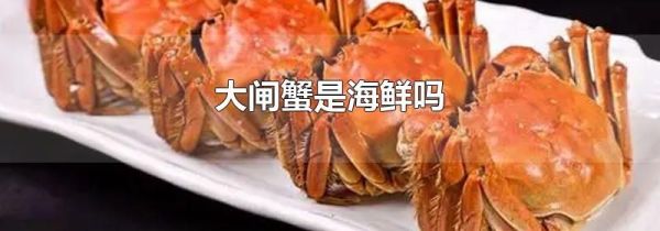 大闸蟹是海鲜吗