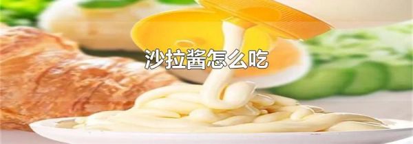 沙拉酱怎么吃