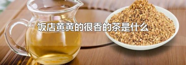 饭店黄黄的很香的茶是什么