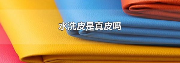水洗皮是真皮吗