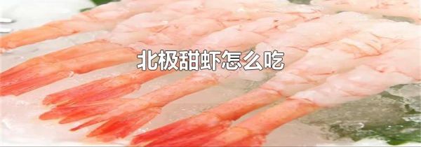 北极甜虾怎么吃