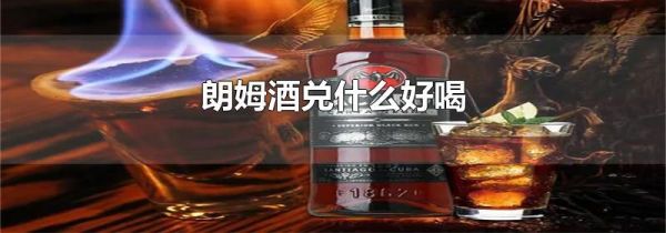 朗姆酒兑什么好喝