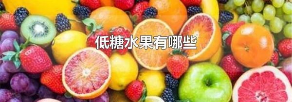 低糖水果有哪些