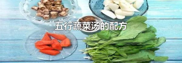 五行蔬菜汤的配方