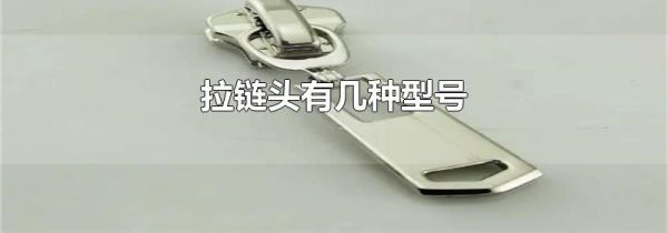 拉链头有几种型号