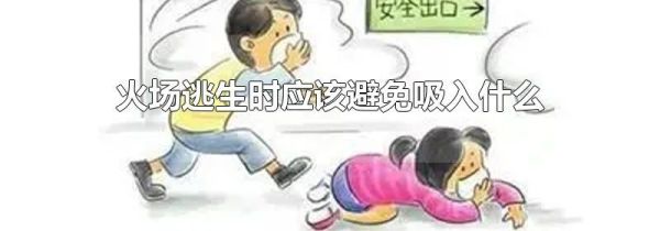 火场逃生时应该避免吸入什么