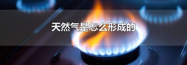 天然气是怎么形成的