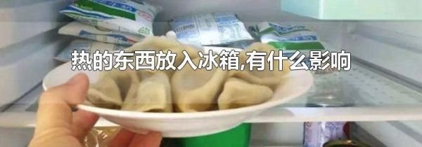 热的东西放入冰箱,有什么影响吗