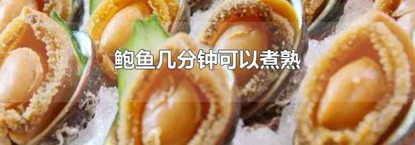 鲍鱼几分钟可以煮熟