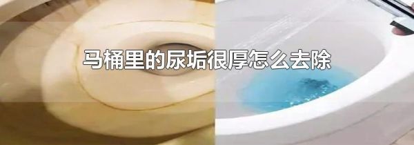 马桶里的尿垢很厚怎么去除