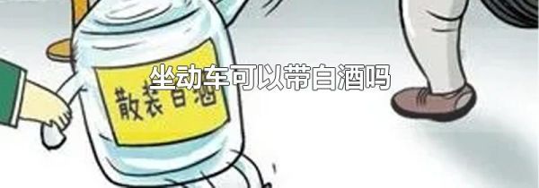 坐动车可以带白酒吗