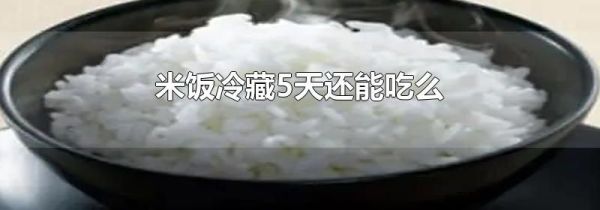 米饭冷藏5天还能吃么