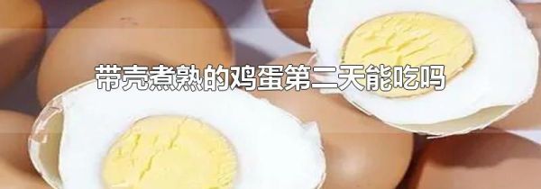 带壳煮熟的鸡蛋第二天能吃吗
