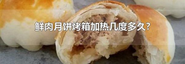 鲜肉月饼烤箱加热几度多久?