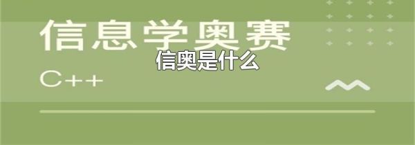 信奥是什么