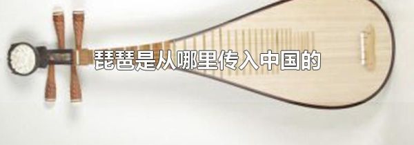 琵琶是从哪里传入中国的