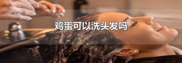 鸡蛋可以洗头发吗