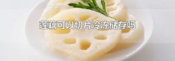 莲藕可以切片冷冻储存吗