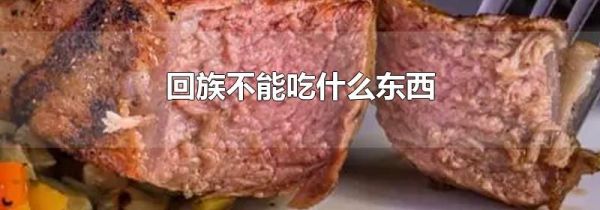 回族不能吃什么东西