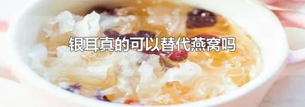 银耳真的可以替代燕窝吗