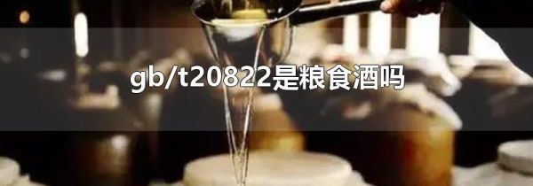 gb/t20822是粮食酒吗
