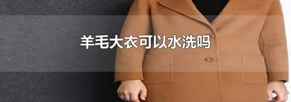 羊毛大衣可以水洗吗