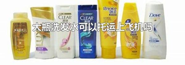 大瓶洗发水可以托运上飞机吗