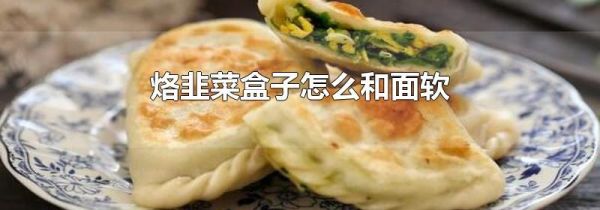 烙韭菜盒子怎么和面软