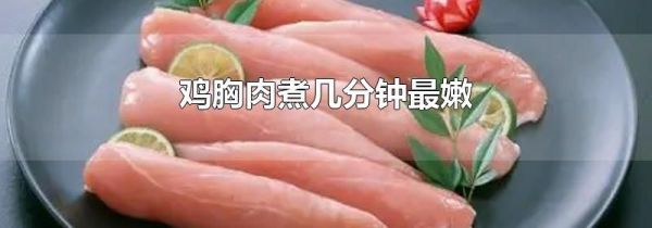 鸡胸肉煮几分钟最嫩