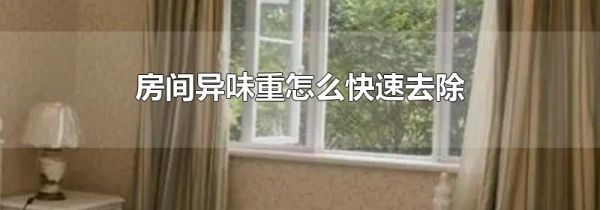 房间异味重怎么快速去除
