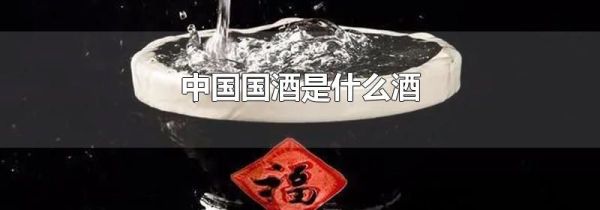 中国国酒是什么酒