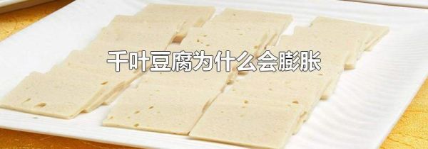 千叶豆腐为什么会膨胀